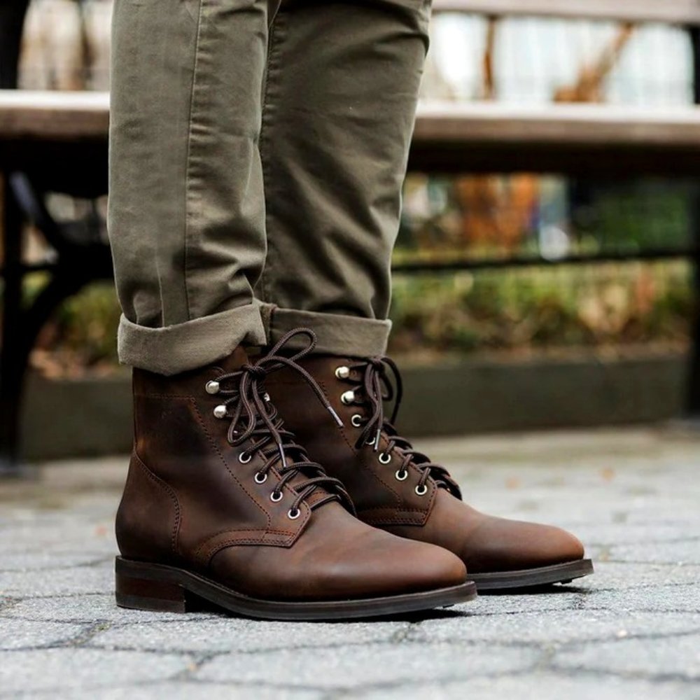 Thursday Boots - President Lace-Up Boot in Tobacco